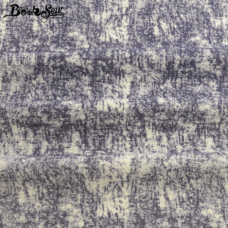 Booksew тёмно-синяя хлопковая льняная африканская анкарская ткань для одежды сделай