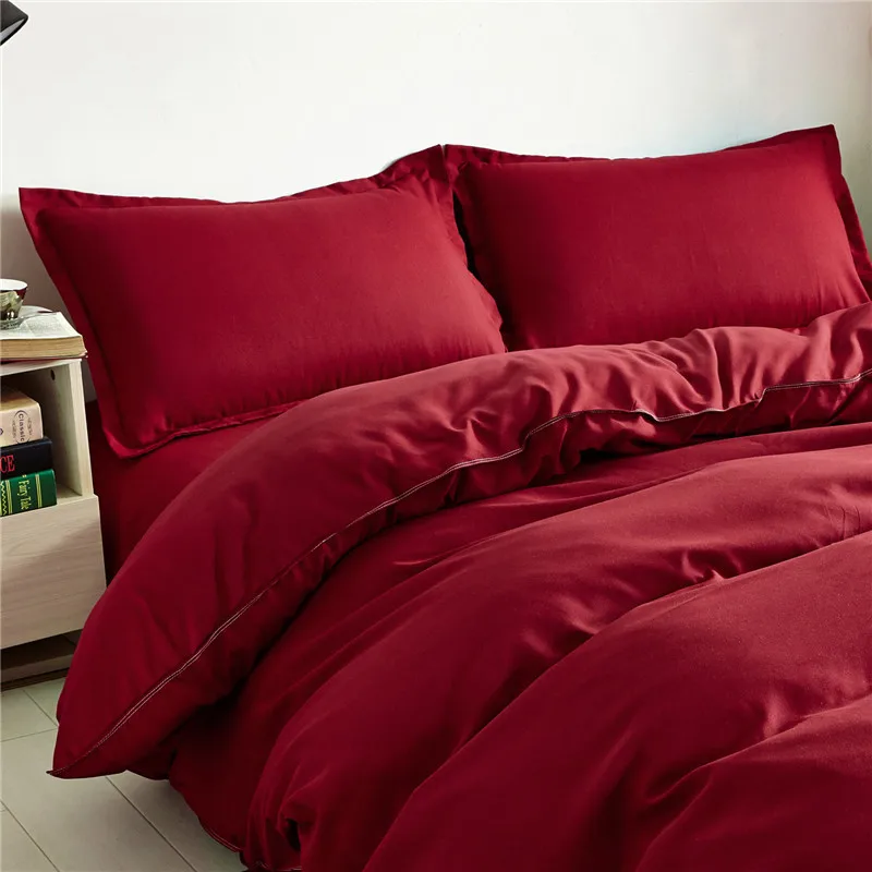 Новая мода домашний текстиль чистое красное вино пододеяльник активный процесс