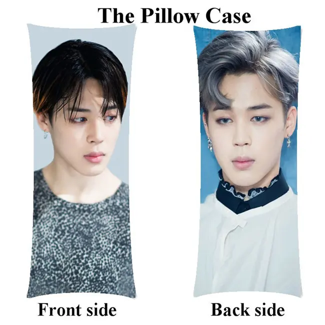 PillowCase Bangtan мальчики длинная наволочка kpop Jimin домашняя девушка только тело наволочка на заказ - Цвет: PillowCase