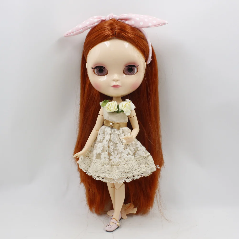 Кукла blyth icy licca body BL232 модная супер гладкая натуральные прямые волосы суставное