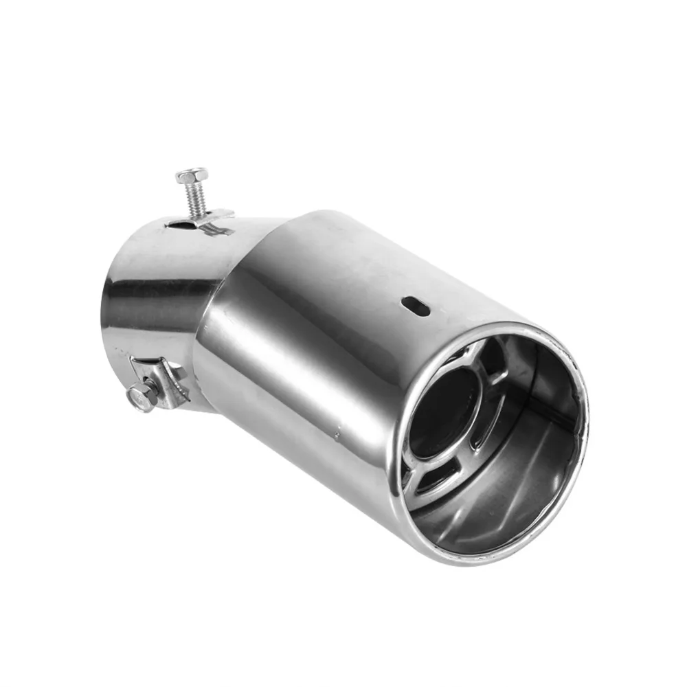 Автомобильный Стайлинг 1 шт. универсальный задний круглый глушитель выхлопной