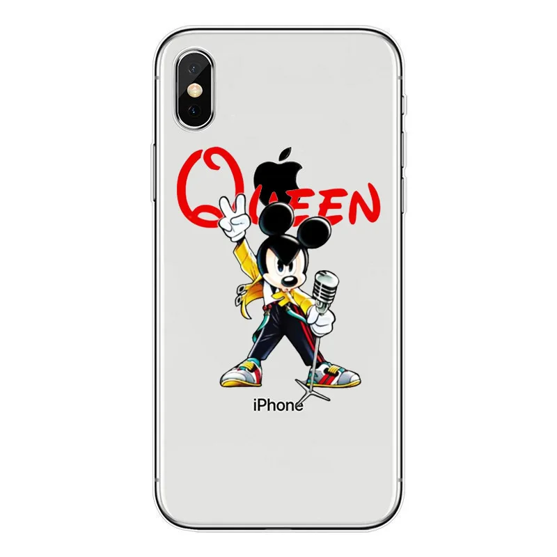 Чехол для Фредди Меркьюри, мягкая задняя крышка из ТПУ для iphone XS MAX 6 6S 7 8 Plus X XR 5s SE, чехол для телефона, чехол для королевы - Цвет: TPU