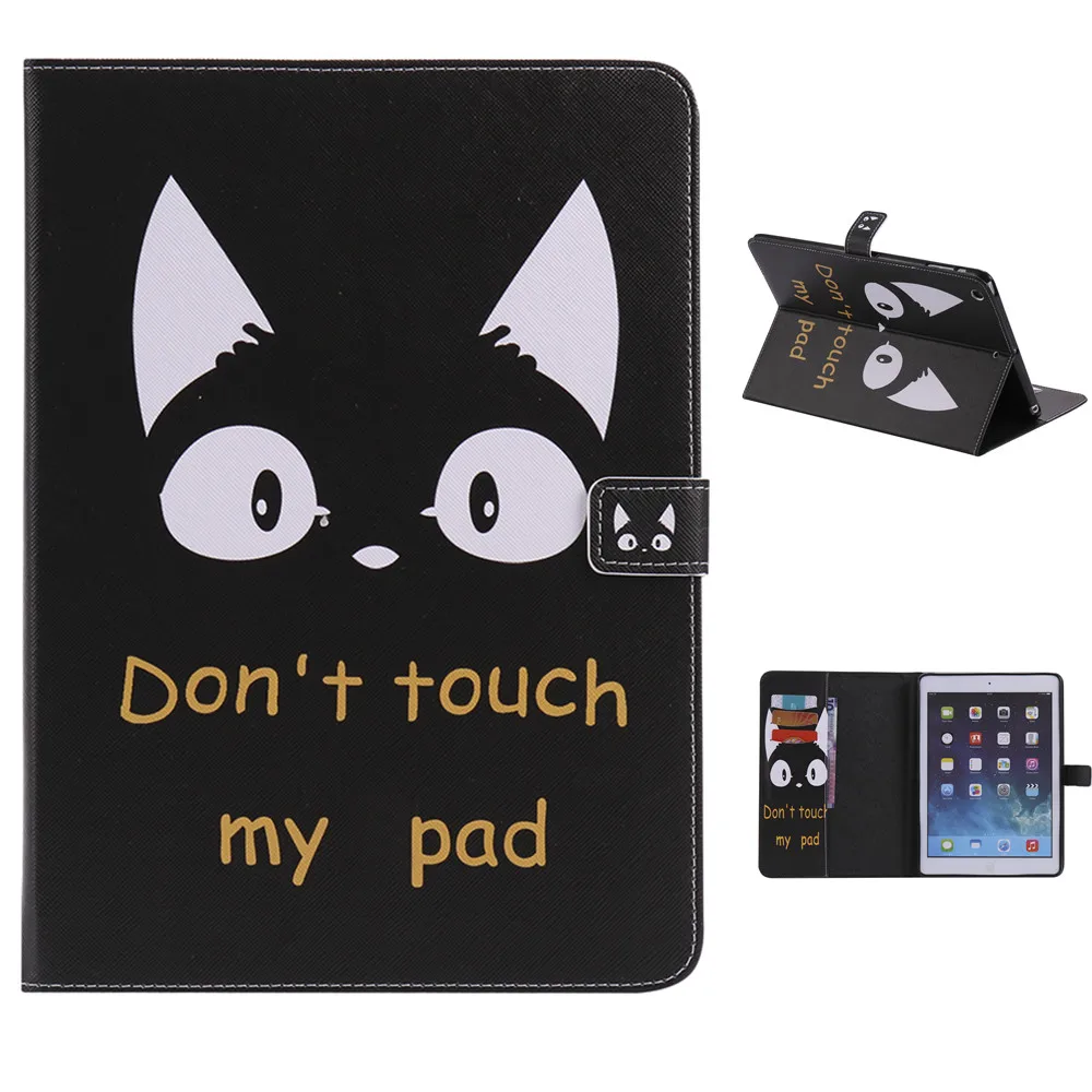 Не прикасайтесь мой блокнот Кот Поддержка защитный чехол для iPad Air 1 2 Mini 3 2/3/4 Pro 10 5