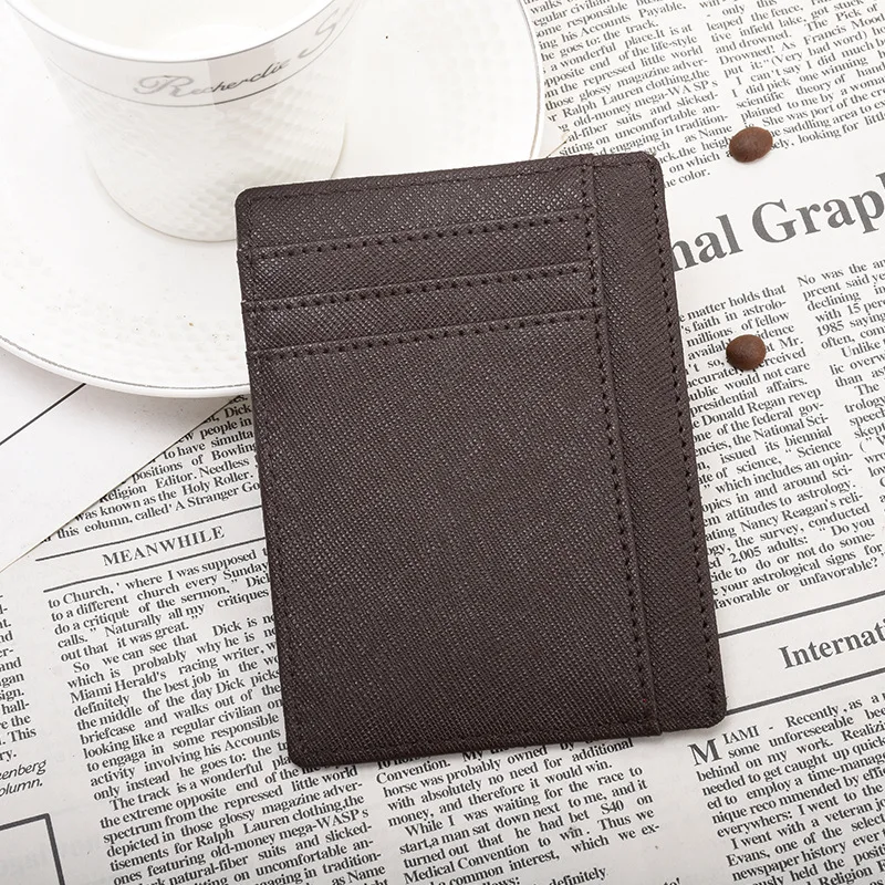 2020 New Style High Quality Saffiano Leather Customed Initials Letters Unisex Card Holder Ladies Id Case Credit Wallet | Багаж и сумки