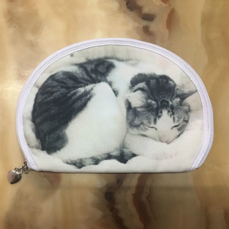 Cat дизайнер дорожная косметичка Для женщин модные косметички японский нарядная