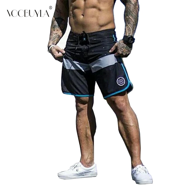 Мужские шорты для бега Voobuyla тренировочные марафона быстросохнущие спортивные