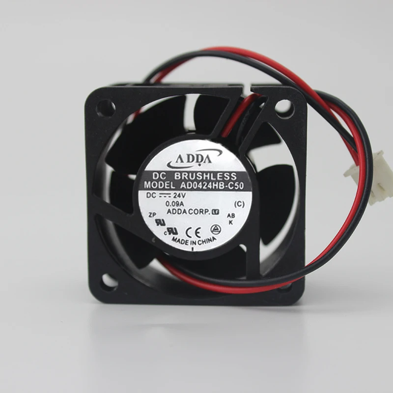 

ADDA AD0424HB-C50 DC 24V 0.09A 4cm 40*40*20MM server inverter computer case axial cooling fan
