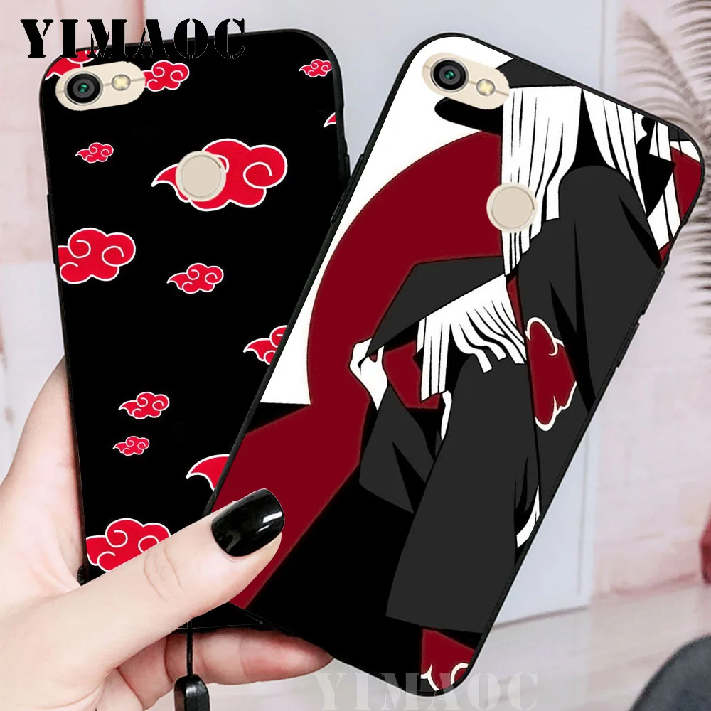 YIMAOC логотип Akatsuki Наруто черный мягкий силиконовый чехол для Xiaomi Redmi Note 6 Pro 7 S2 Go Cover