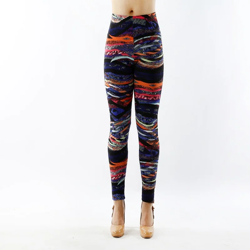 

D107fashion женские плавки Высокие эластичные брюки Капри удобные плюшевые леггинсы американский стиль популярными печатными головками, беспла...