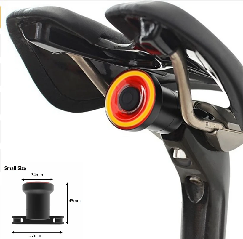 Задние фонари для велосипеда интеллектуальный датчик стоп-сигналы usb xlite100 задний