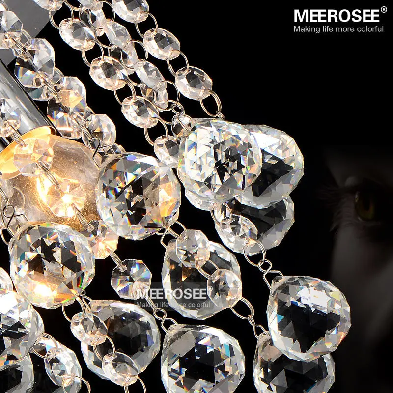 1 лампа кристальная люстра светильник маленький прозрачный кристалл блеск для