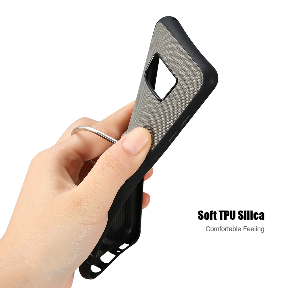 Чехол KISSCASE для Samsung S7 Edge S8 Plus тканевый чехол с узором Galaxy автомобильная магнитная