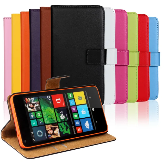 Genuine Leather Case for Nokia Lumia 640 Flip Cover for Microsoft Lumia 640 Leather Cover Flip Wallet Case for Nokia 640