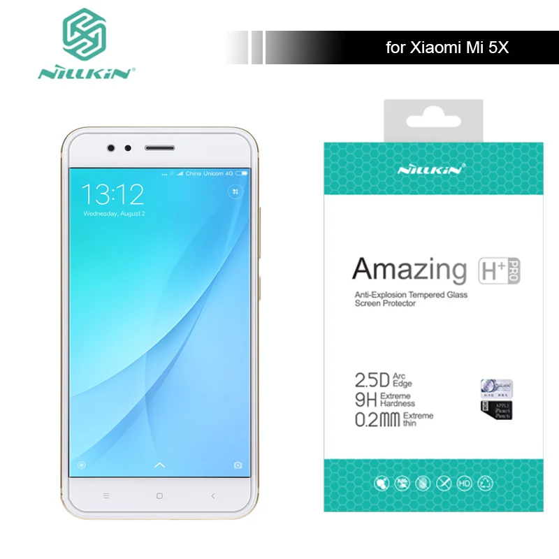 Nillkin для Xiaomi mi 6X 5X Стекло 9H Закаленное стекло Защитная пленка H/H + Pro 5 дюймов