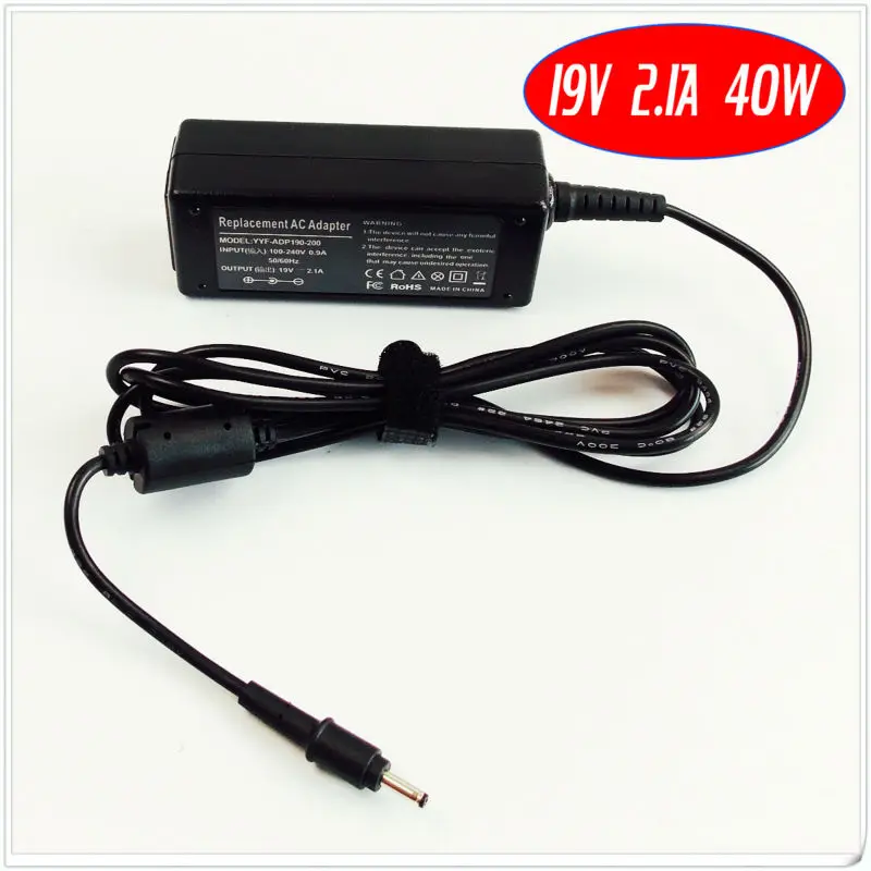 19V 2.1A 40W зарядное устройство для ноутбука/адаптер переменного тока Samsung серии Slate