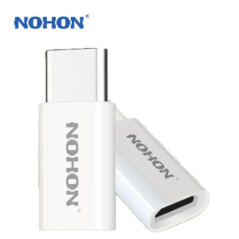 Оригинальный usb адаптер NOHON Type C для Micro Xiaomi 4C 4S 5S Plus Oneplus 3T 2 3 Nubia кабель зарядное