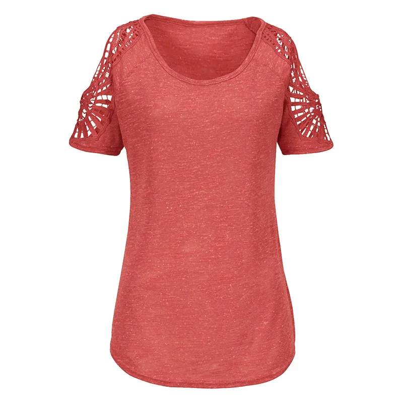 Плюс размеры пикантные с открытыми плечами кружево выдалбливают Лоскутная