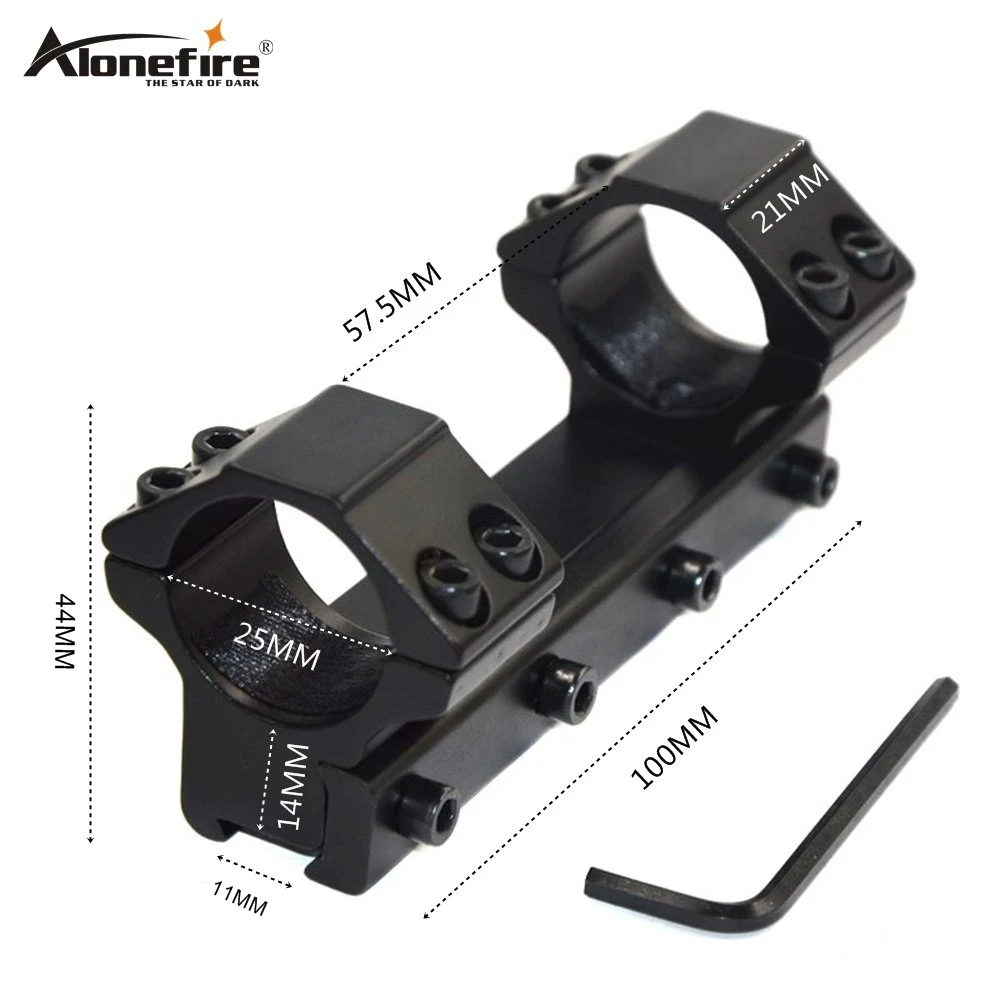 Alonefire L50 25 мм двойное кольцо 11 мм Weaver Rail база ласточкин хвост страйкбол винтовка пистолет тактические огни лазерный прицел крепление клипов