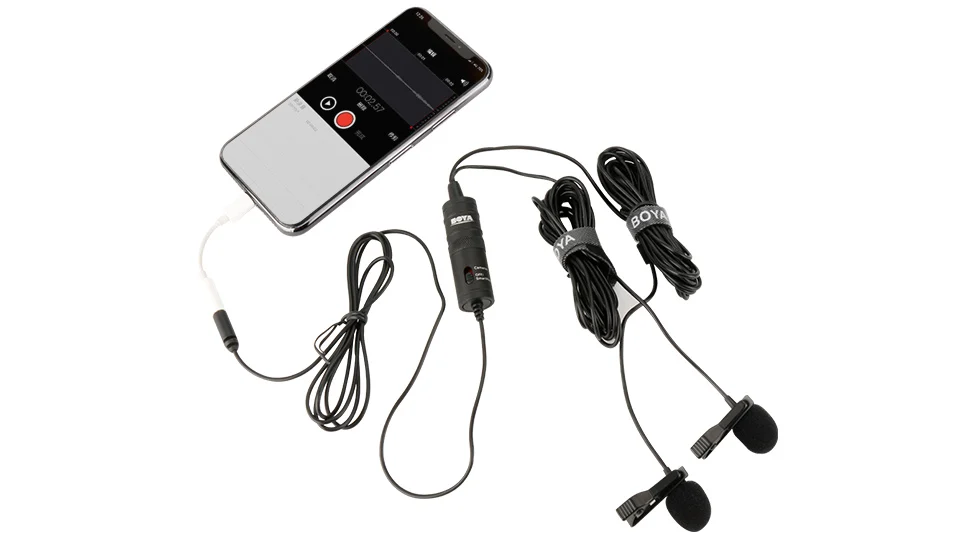 BOYA BY-M1 BY-M1DM микрофона телефона петличный Камера микрофон с лацканами конденсаторный микрофон для xiaomi воротник iPhone Xs X Canon DSLR ПК эротических игр