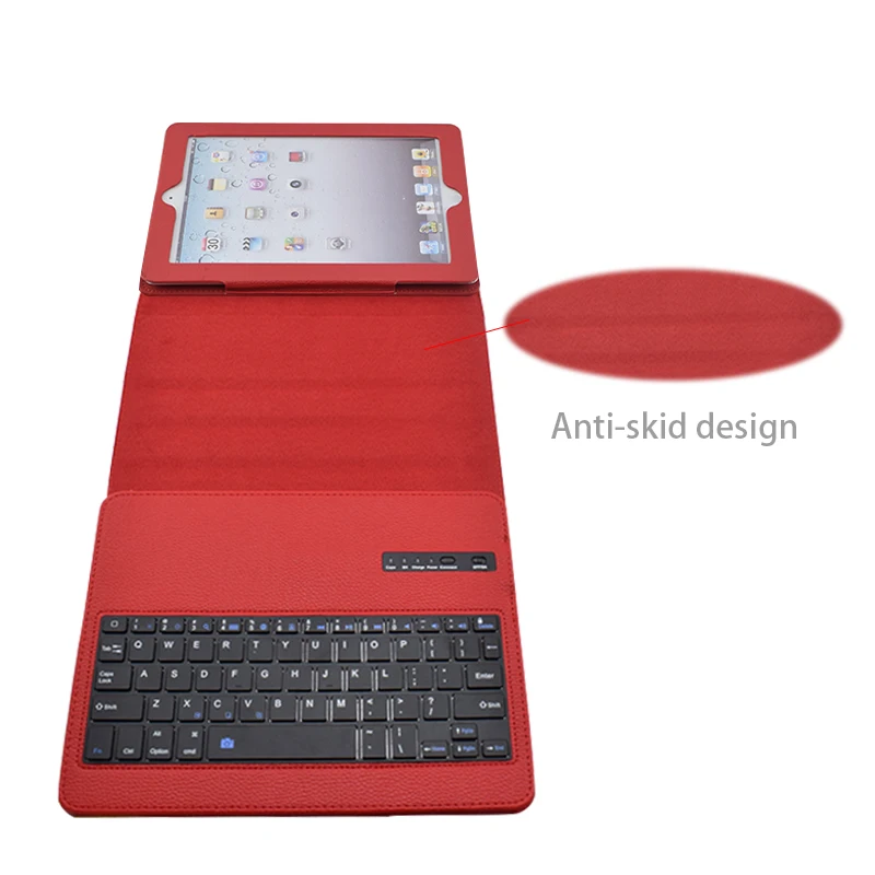 Bluetooth клавиатура кожаный чехол для ipad 2, 3, 4 умный чехол для Apple ipad 2 ipad 3 ipad 4 9,7 дюймов Чехол+ пленка+ стилус