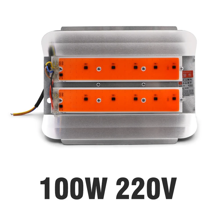 100W 220V SOWOZ лампа для роста растений 25 Вт 45 Вт 85-265 в светодиодный светильник для выращивания 50 Вт 100 Вт 220 в полный спектр для внутреннего теплицы - Испускаемый цвет: 100W 220V