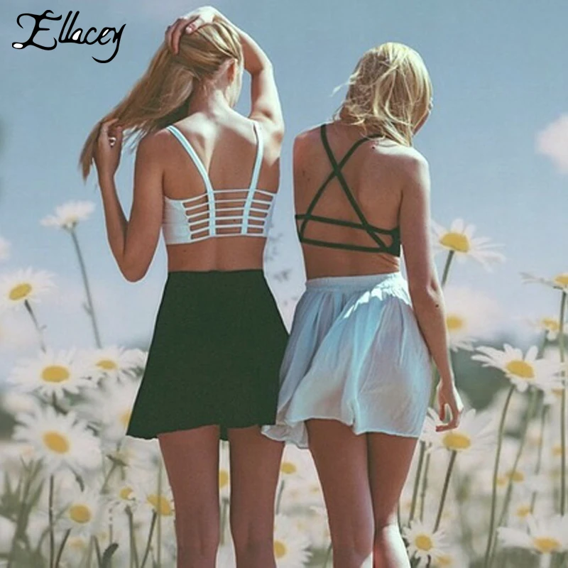 Женский бюстгальтер с ремешками Ellacey летняя Новинка сексуальный Облегающая