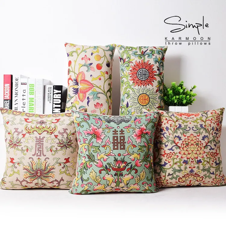 Лидер продаж в восточном/китайском стиле Подушка Чехол элегантный красивый