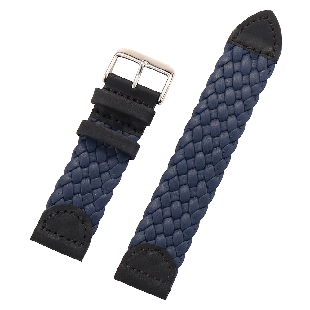 Ремешок для часов из натуральной кожи 20 мм 22 мм|braided leather strap|braided strapwatchband strap |