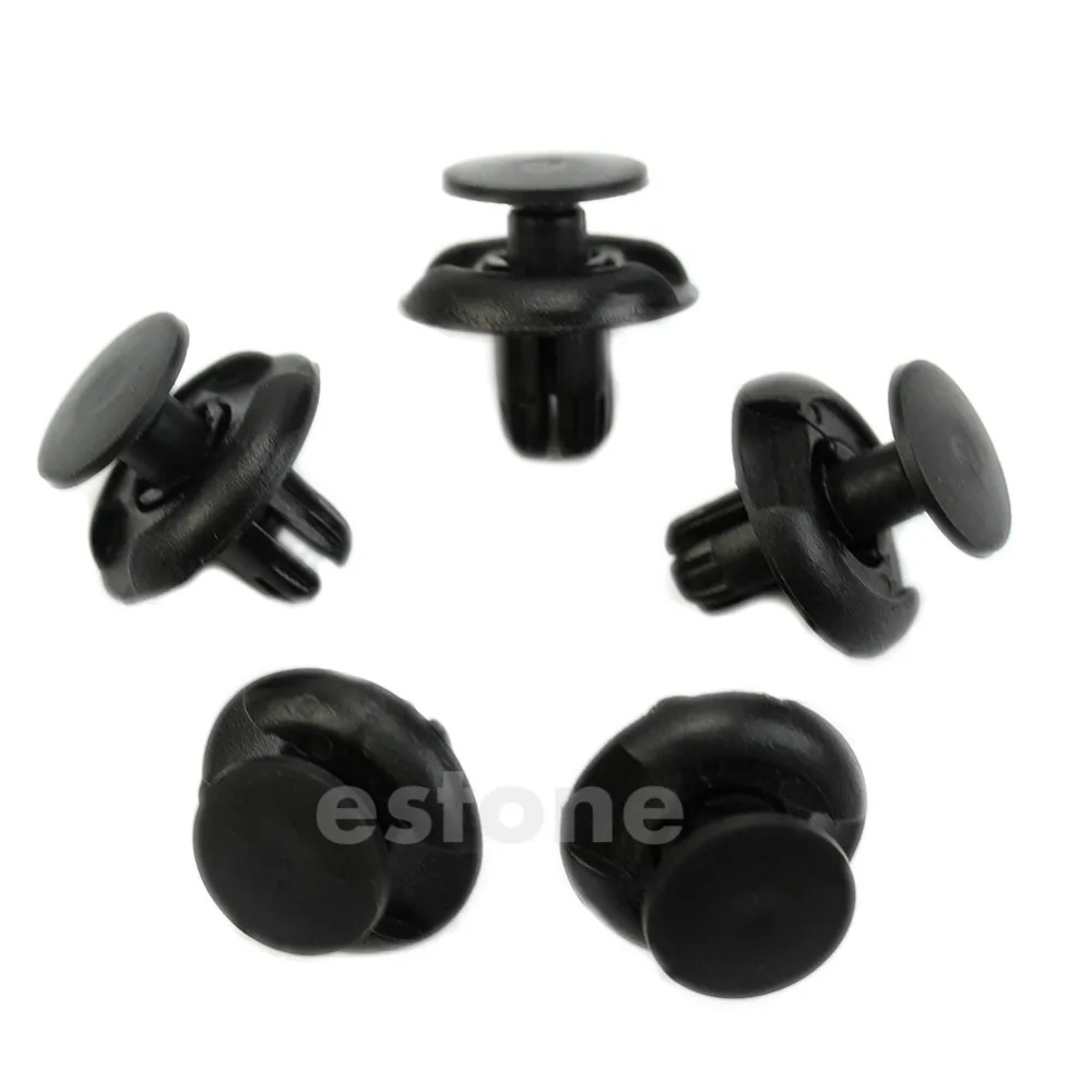 10 шт. нейлоновый фиксатор передних крыльев пуш типа заклепки подходят для Honda