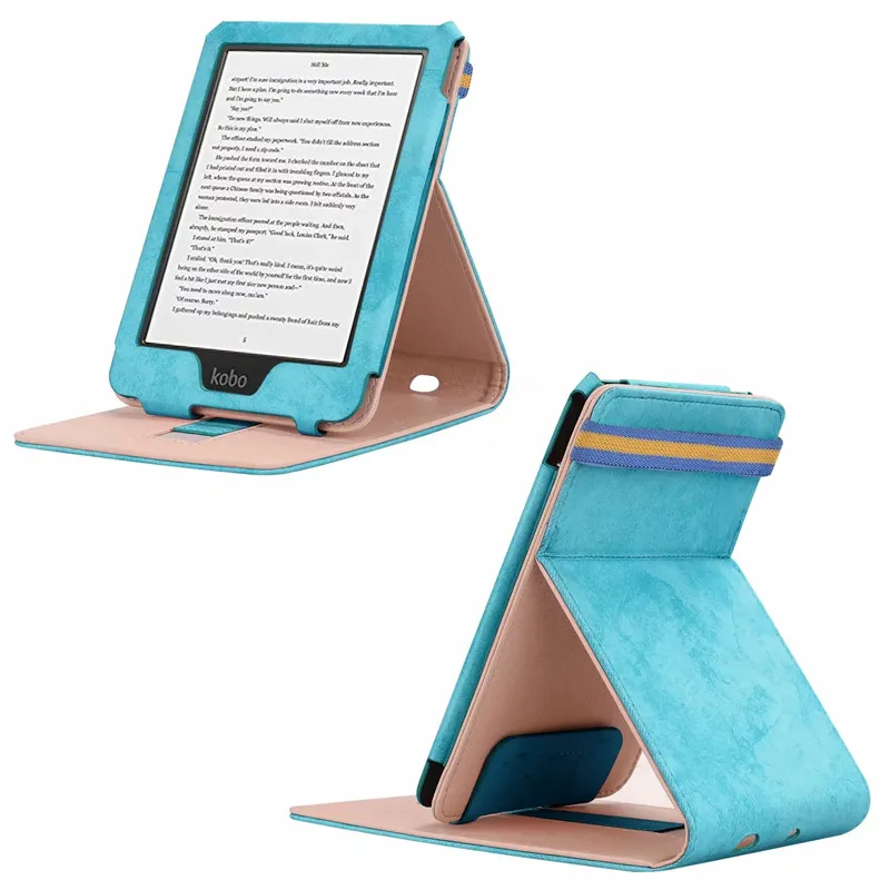 Умный кожаный чехол для Kobo Clara HD 6 дюймов() ультра тонкий противоударный чехол для Kobo Clara Прозрачный HD чехол для автоматического сна/пробуждения