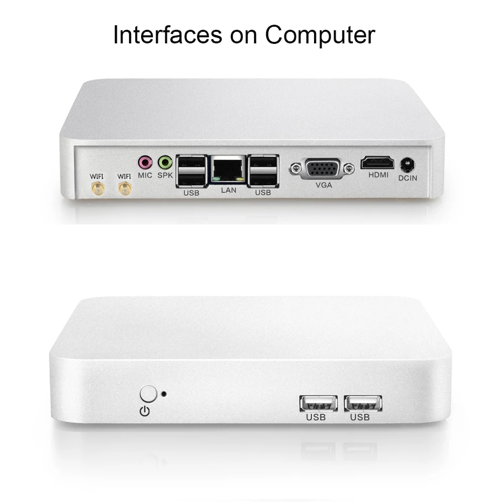 HLY мини-ПК Intel Celeron N3150 J1900 четырехъядерный мини-компьютер Celeron N2810 Windows 10 HDMI wifi USB tv BOX Настольный ПК