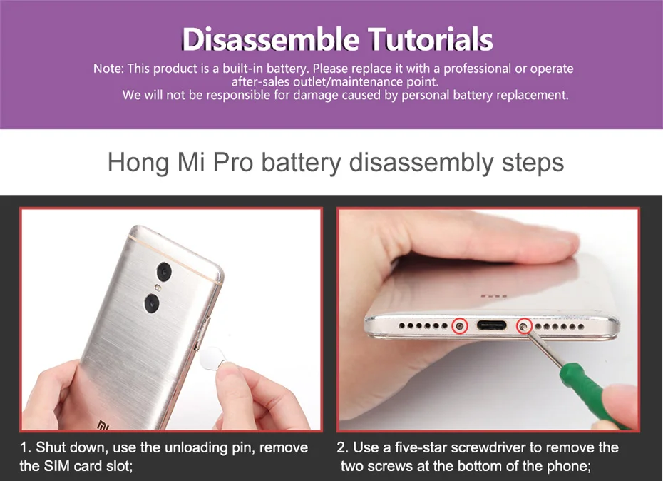 NOHON BM4A BM47 BN47 BN42 BN40 Батарея для Xiaomi Redmi 3 4 6 Pro 3S 3 S 4X аккумулятор Замена реального Ёмкость Мобильная батарея для телефона+ Инструменты