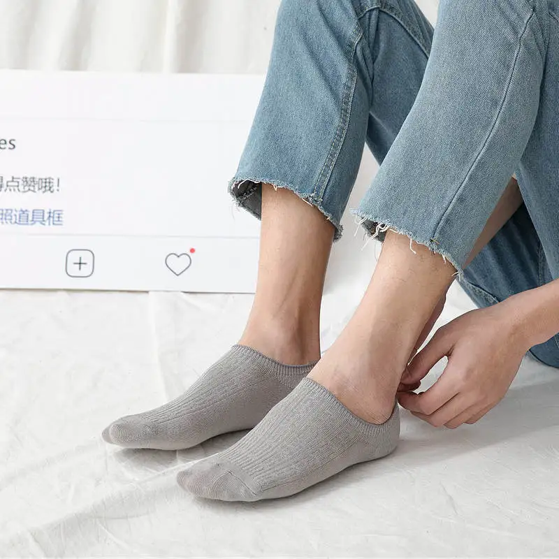 20 пар короткие носки-башмачки мужские удобные повседневные хлопковые носки