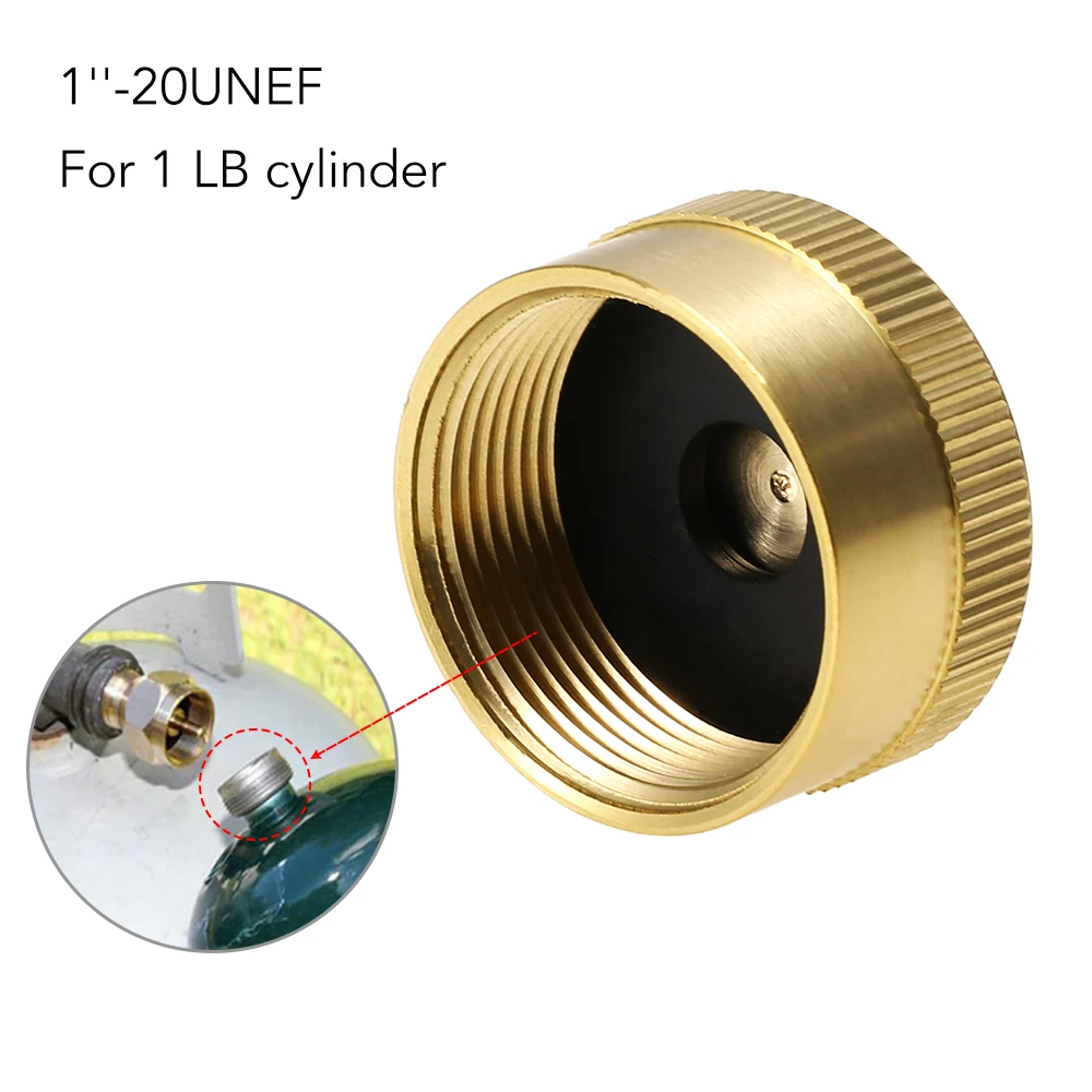 Предохранительный адаптер Lixada POL переходник для заправки пропана сплошной