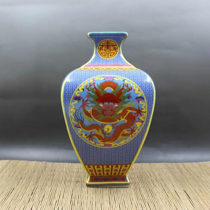 Китайская антикварная древняя дворец редкая эмалированная фарфоровая