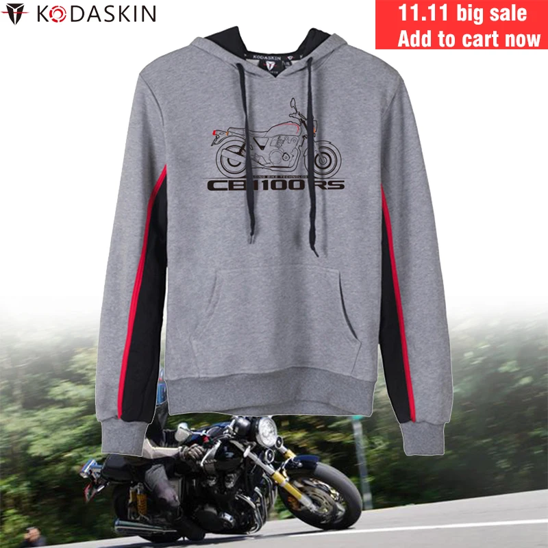 Мужские толстовки с капюшоном KODASKIN винтажные для Honda CB1100RS|Куртки| |