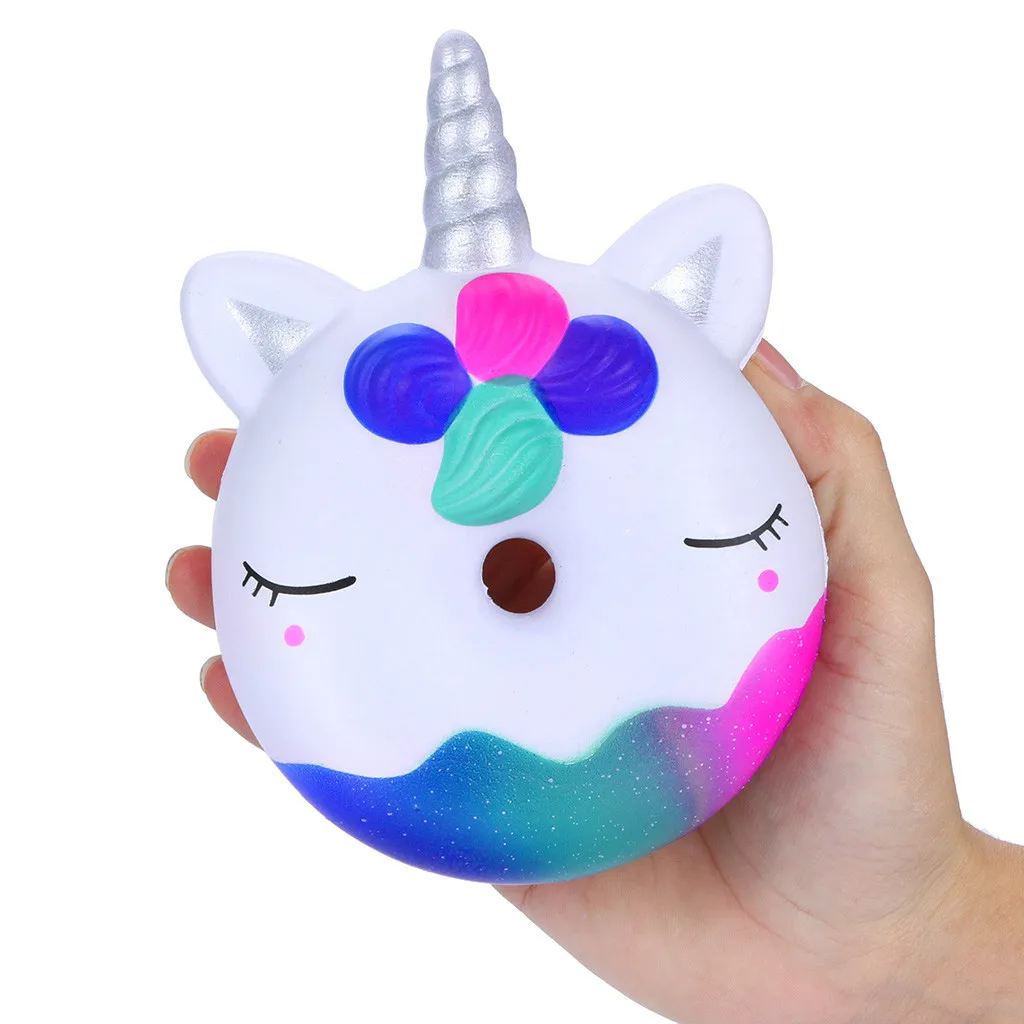 Squeeze Toys Galaxy Squishies пончик супер медленно поднимающийся ароматизированный снятие стресса Антистресс Сквош игрушка Ленивец гигантский Сквош