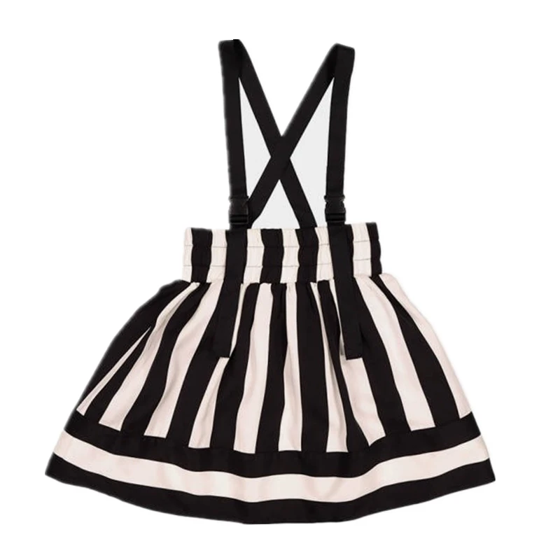 Strap skirt Платье для девочек г. летнее платье в полоску для девочек белое платье в белую полоску детское платье для маленьких девочек, детская одежда От 1 до 10 лет ws423 - Цвет: Strap skirt