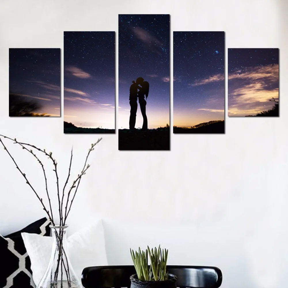 5 шт. настенные картины на холсте без рамки | Дом и сад