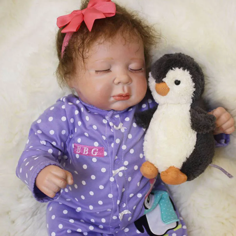 Кукла Детская Хлопковая 55 см|reborn realistic|reborn doll siliconebaby toy |