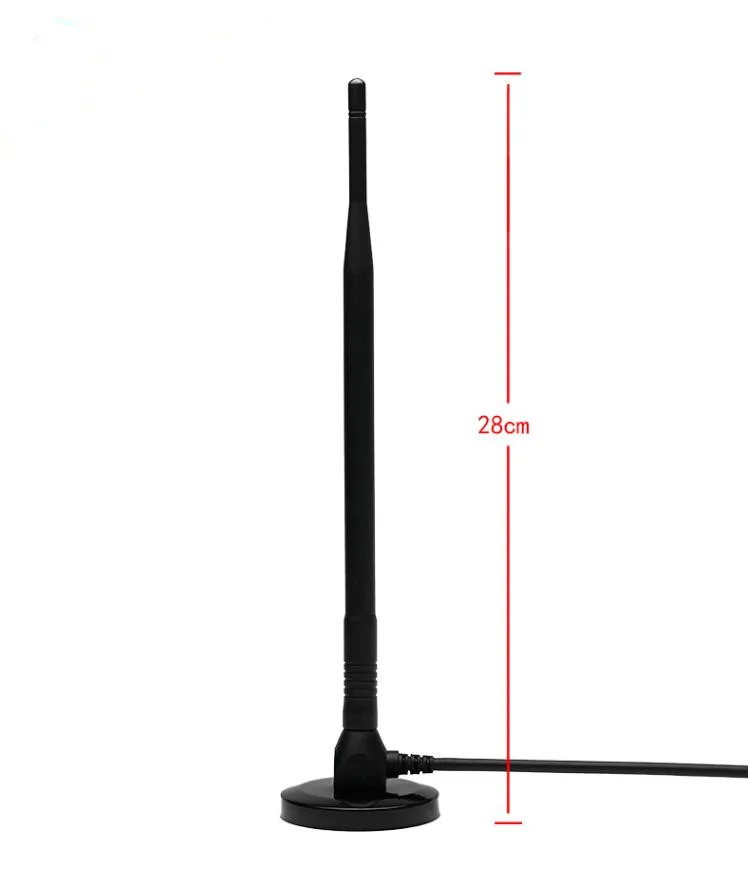 Антенна на присоске 2 4 ГГц с иглой SMA Wi-Fi кабель 10 м 15 дБи |
