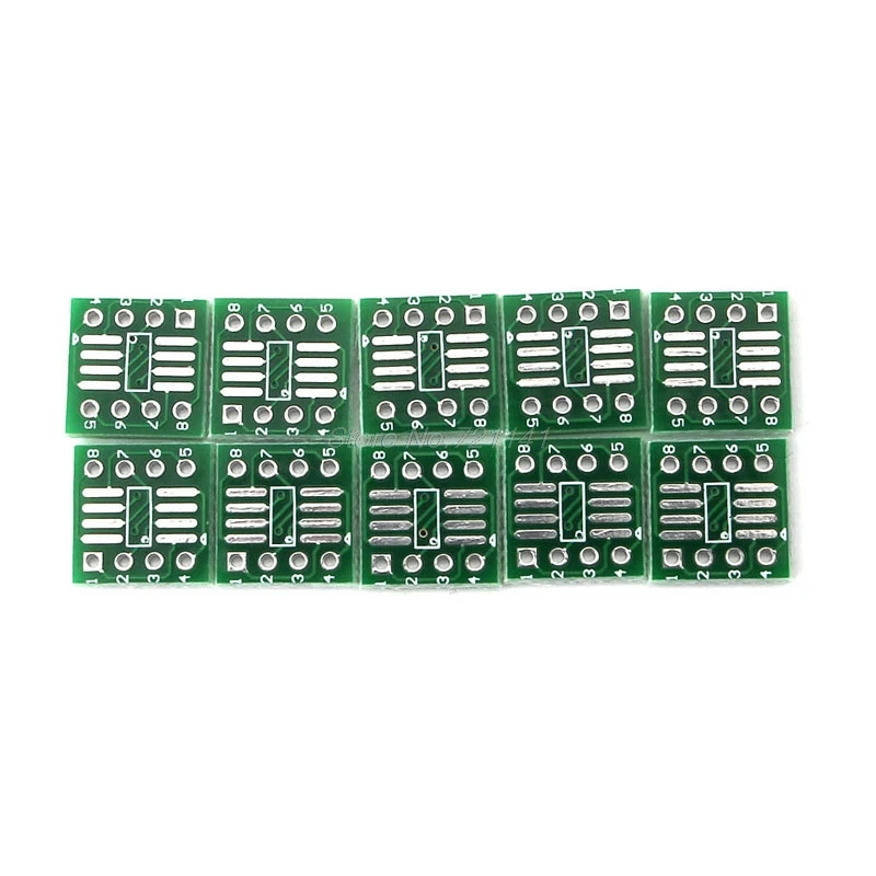 1 комплект 10 шт. адаптер SOP8 SSOP8 TSSOP8 К DIP8 переходник переплетенная плата Moudle PCB