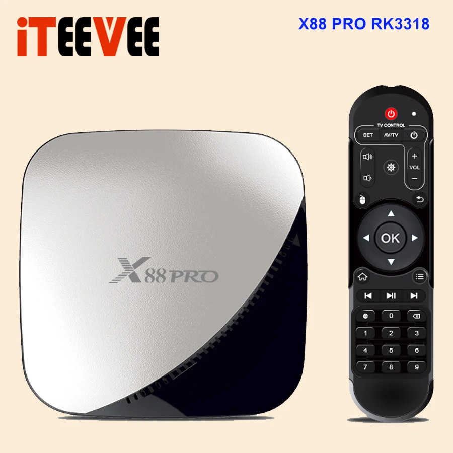 ТВ-приставка X88 PRO на Android 2 4 1 шт. Гб + 64 ГБ | Электроника