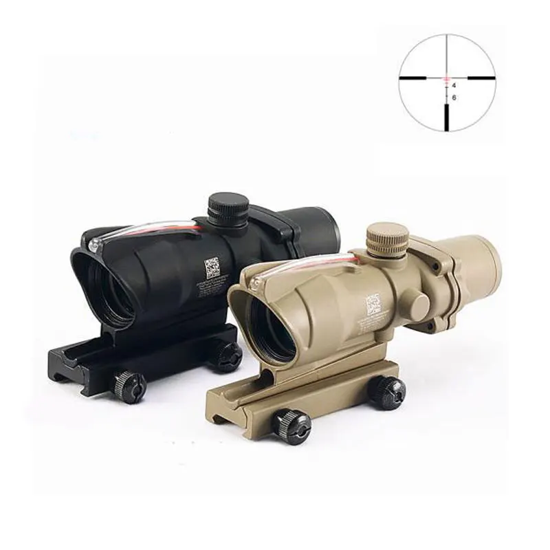 Оптический Лазерный Прицел ACOG 4X32 с красной точкой оптический прицел подсветкой