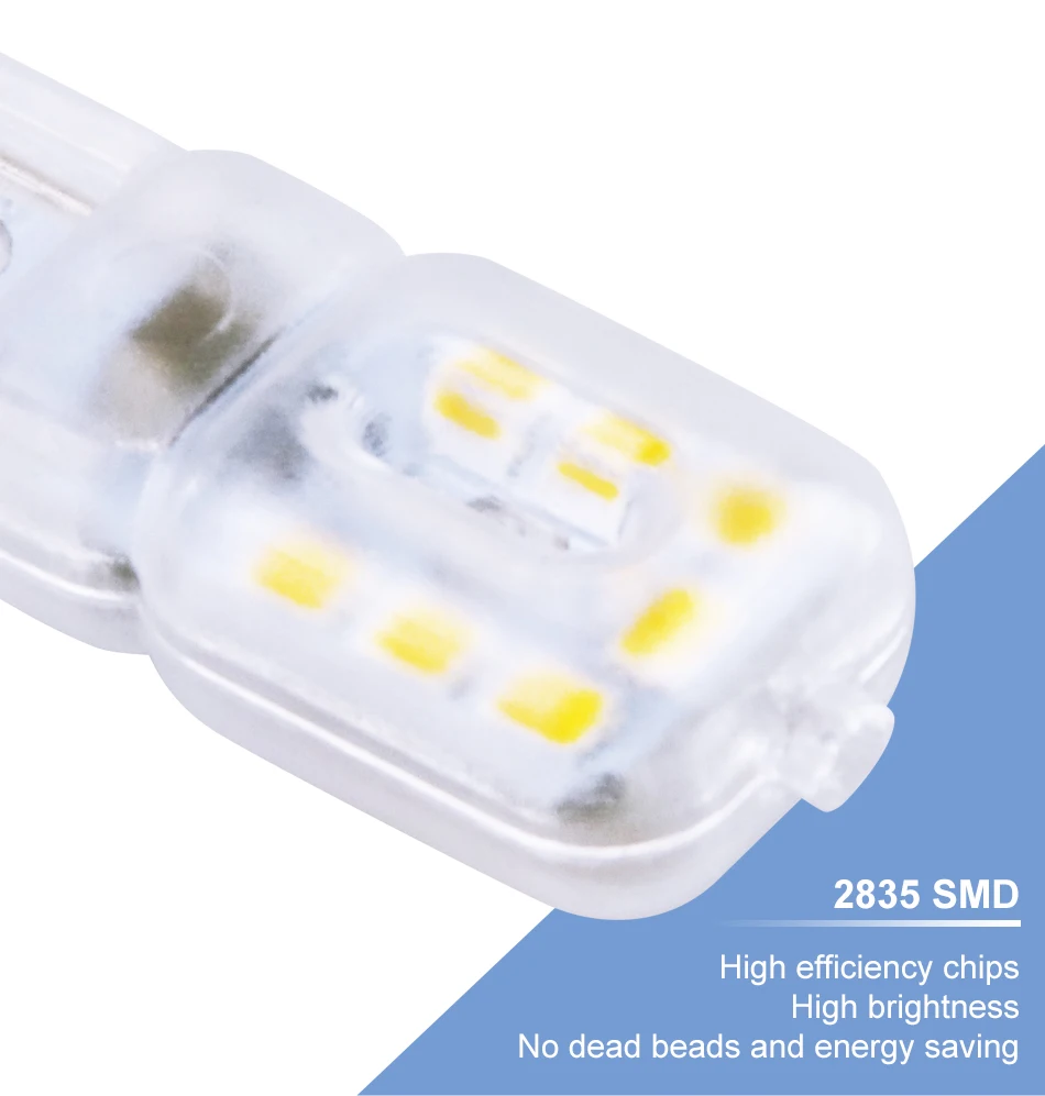 G4 G9 Светодиодная лампа 220 В светодиодная ампула 2835 SMD G4 5 Вт Светодиодная лампа AC200-240V G9 светодиодный светильник Прозрачный/молочный корпус домашний декоративный светильник ing