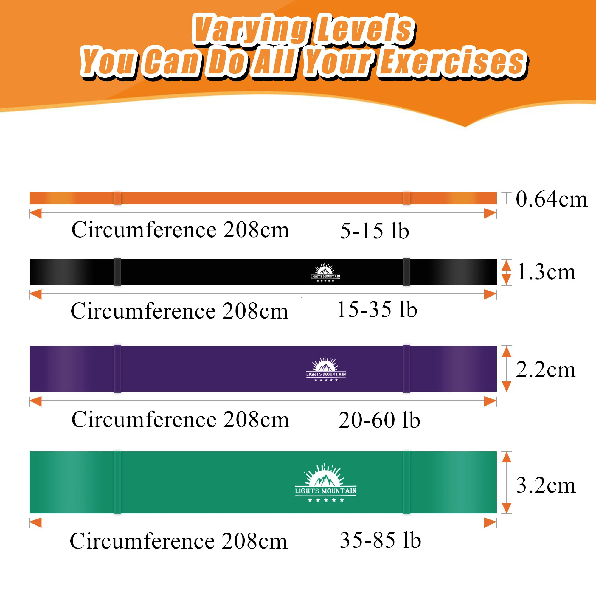 Сверхмощные Эспандеры эластичные подтягивающие повязки петли для тренировок