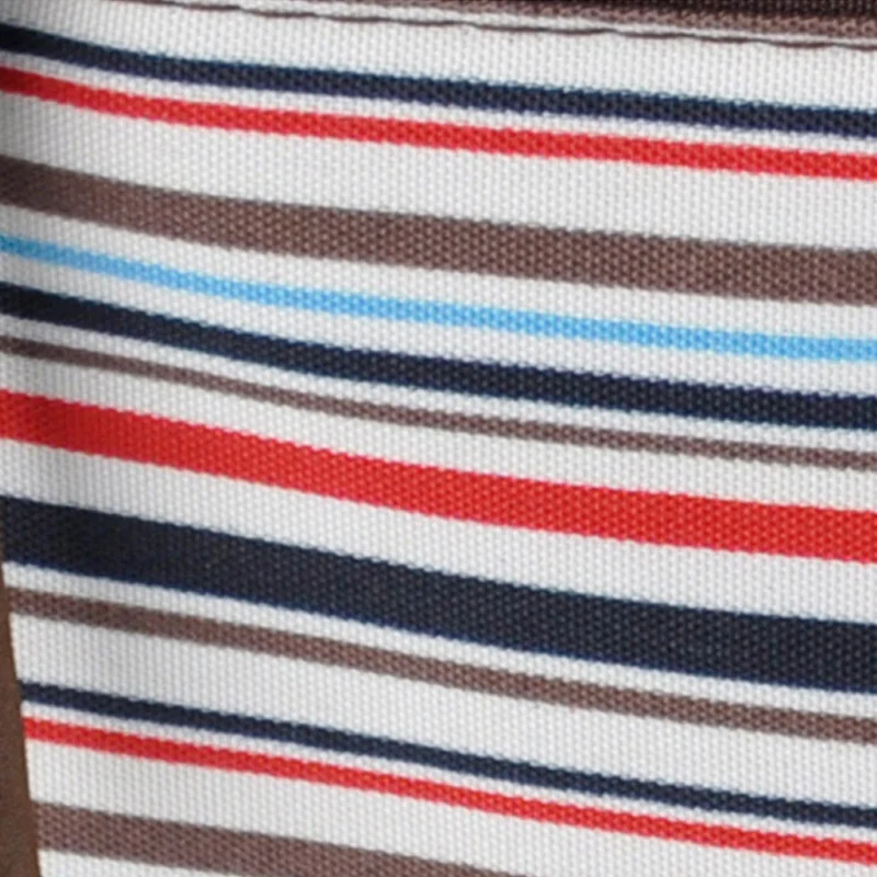 Striped Mummy Bag For Stroller Multifunction Nappy Tote Shoulder Retro Baby Diaper Large Capacity Fashion Handbag | Мать и ребенок