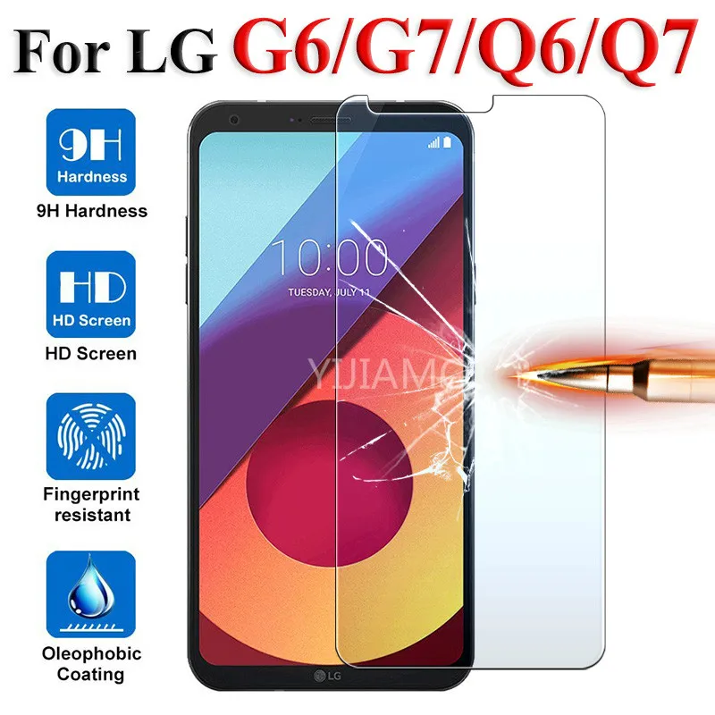 Закаленное стекло YIJIAMO для LG G6 Q6 защитное Q7 G7 G5 G4 9H Защита экрана G 6 5 4 7 6g q7 q6