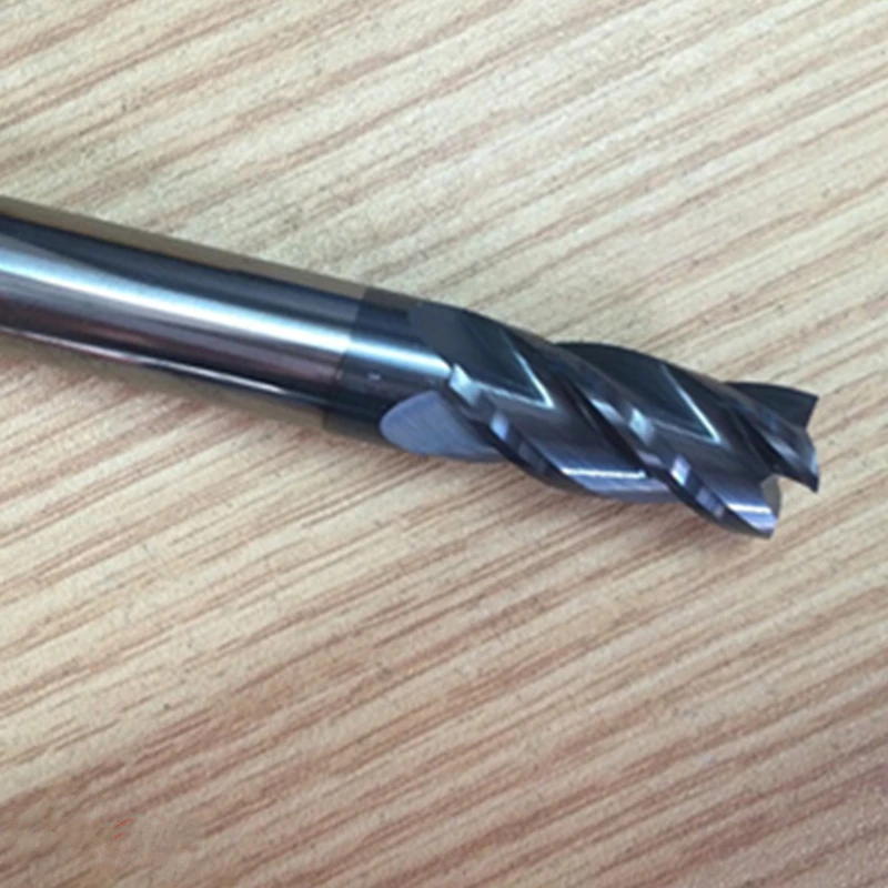 YFT диаметр 14 мм 4 Лезвия карбидные концевые фрезы Вольфрамовая сталь фреза HRC 45 CNC