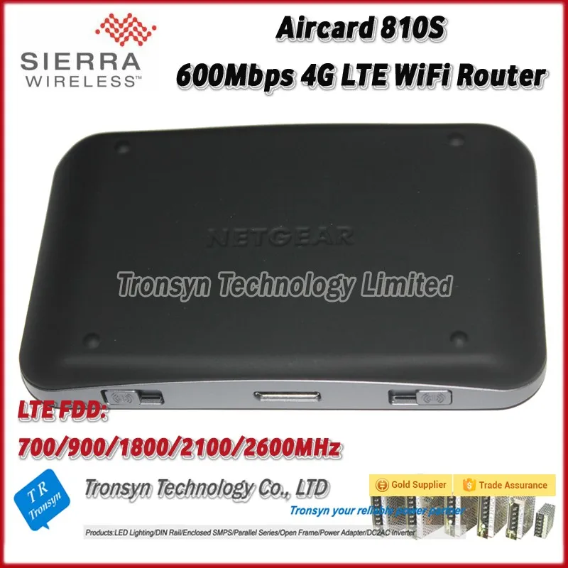 Оригинальный разблокированный Wi Fi роутер Netgear 600 Мбит/с Aircard AC810S 4G LTE Cat11 поддержка